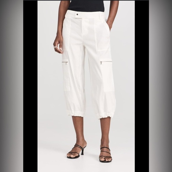 Chico's Denim - shorts. white color with gold details. size 1p excellent condition